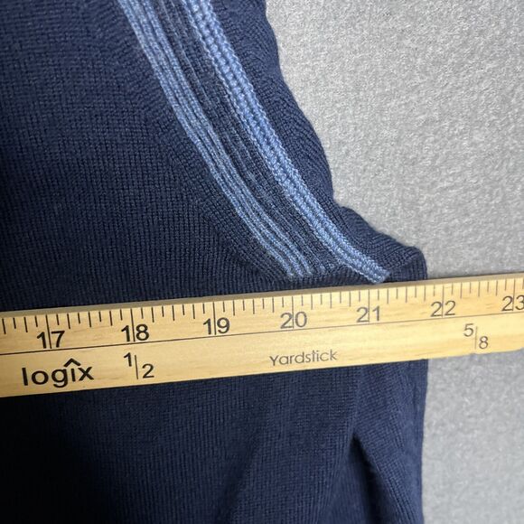 Tommy Bahama Men's Extra Fine Merino Wool 1/4 Zip Pullover Sweater Large L Prep - Picture 6 of 8